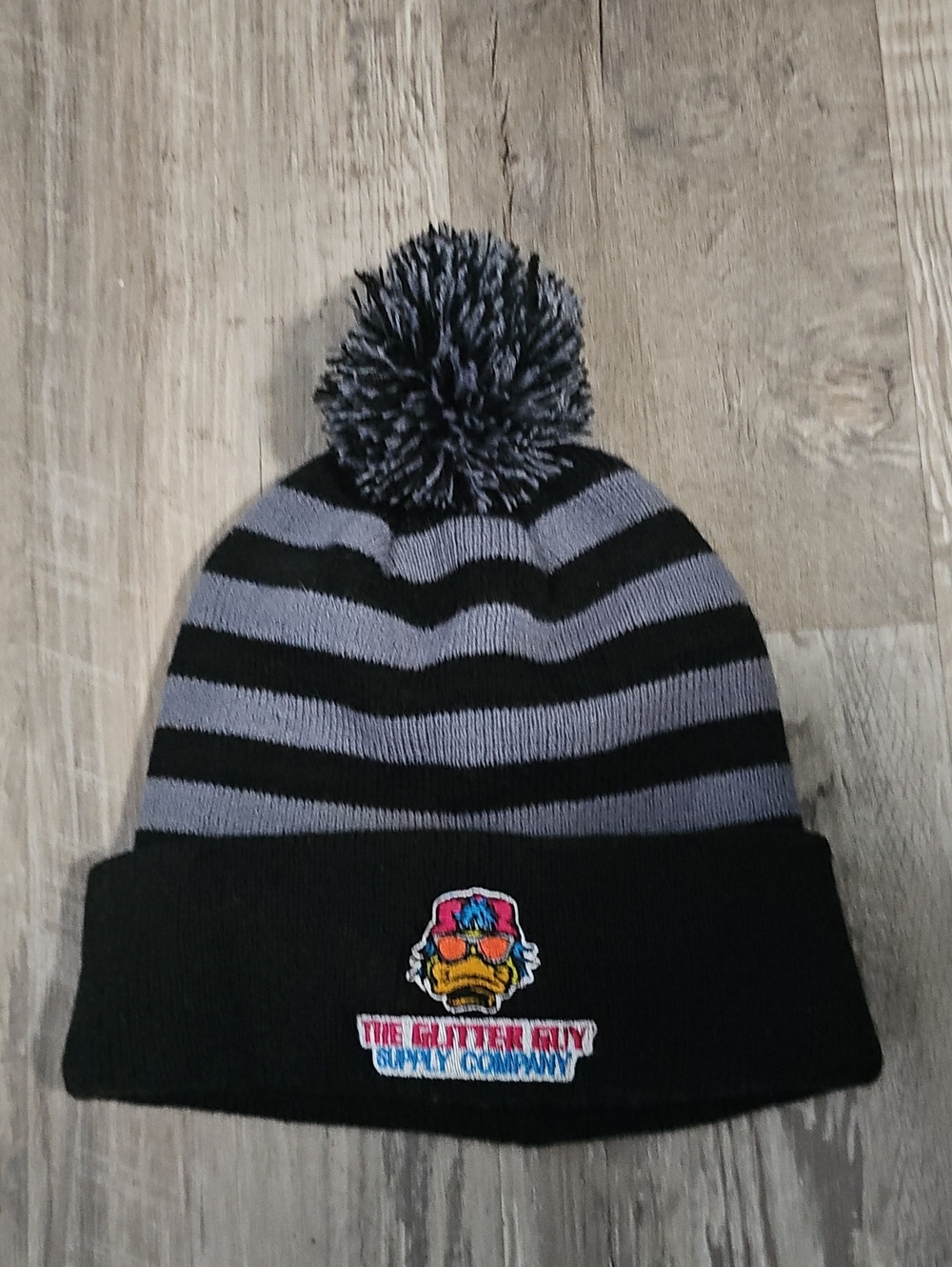 The Glitter Guy Supply Company Merch Bundle Lot - Beanie & Event Badges Lanyards